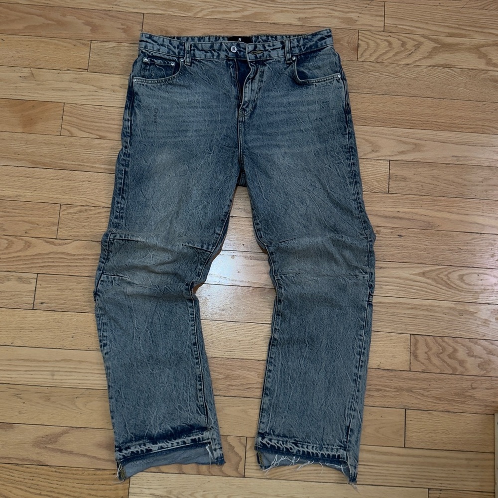 Represent R2D DOUBLE DESTROYER BAGGY DENIM Size 34